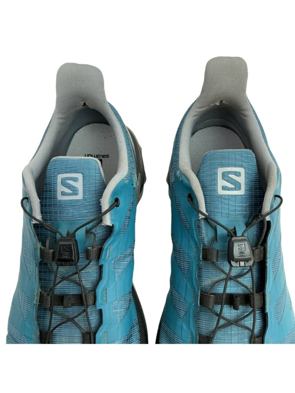 Salomon Super Cross Contagrip Trail Running Shoes Mens 12 Blue - Picture 4 of 16